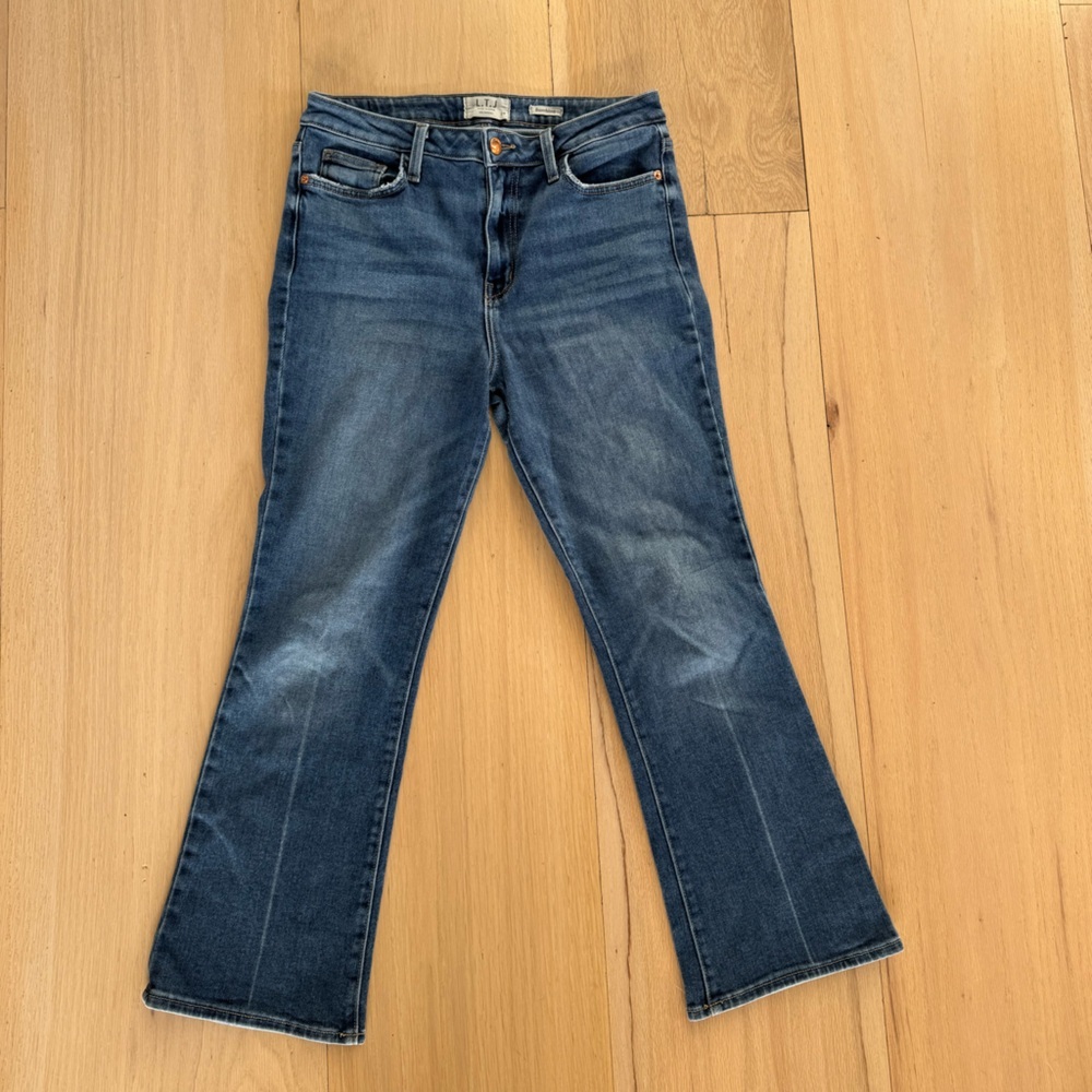 Letter To Juliet Bambino Jeans Flare Wide Leg Medium to Dark Wash Size 29